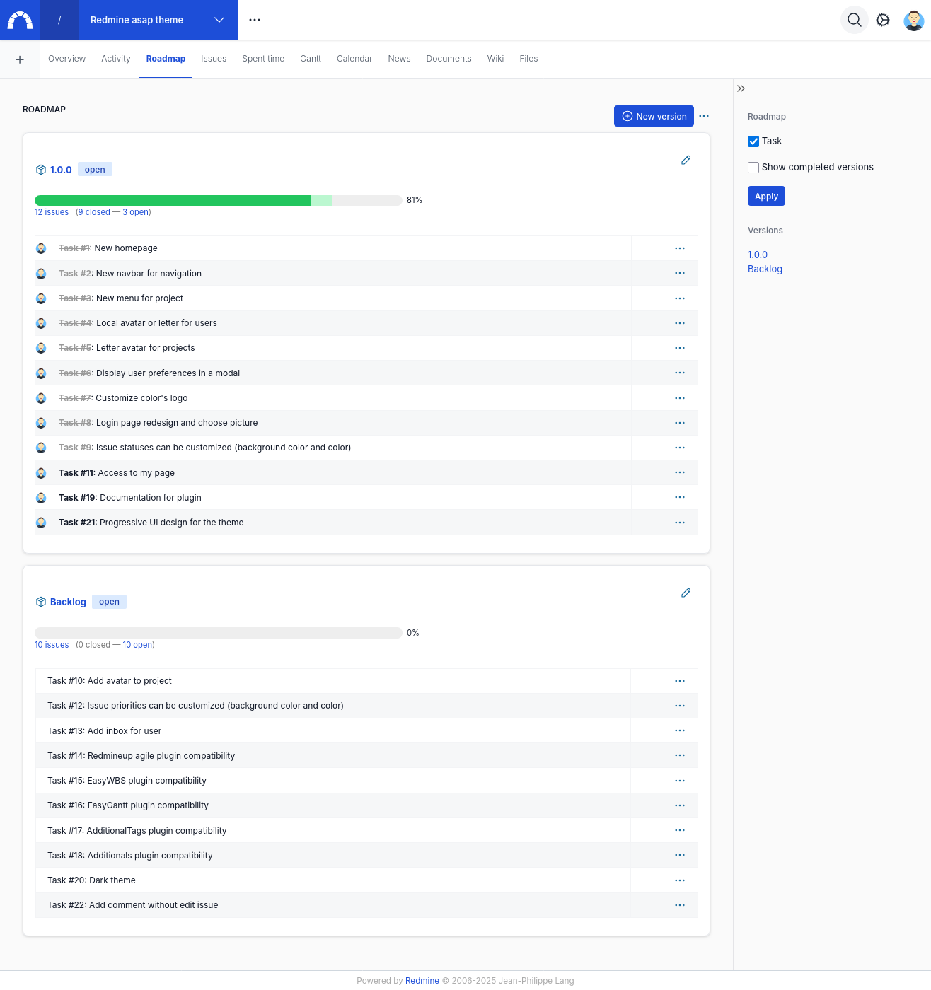 Roadmap